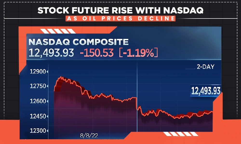 stock future rise with nasdaq as oil prices decline