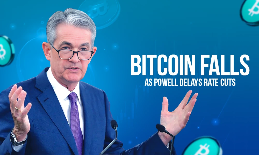 bitcoin declines as powel says no hurry to lower prices